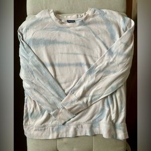 Splendid light pink blue tie dye sweatshirt large